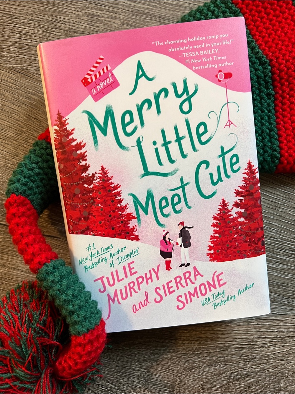 Winter Holiday Romance novel A Merry Little Meet Cute Romantic Comedy Hardcover!